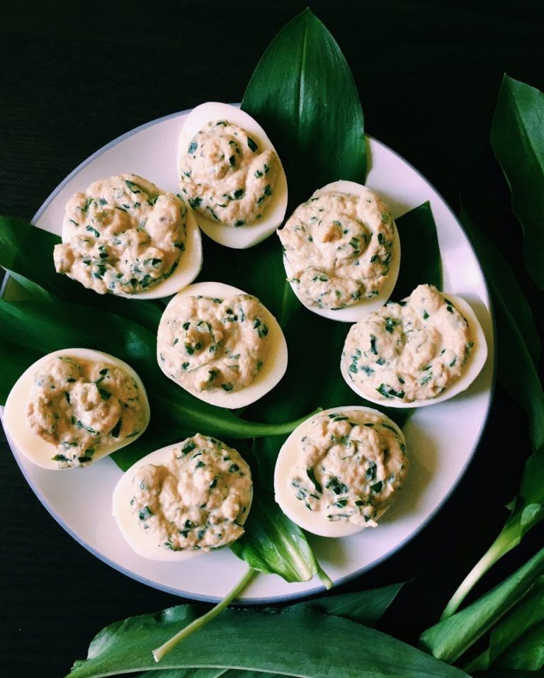 Jajka nadziewane tuńczykiem