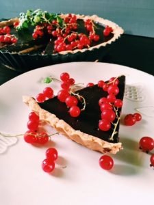 Tarta czekoladowa z porzeczką