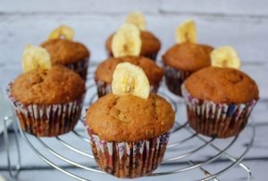 Muffiny bananowe z chia