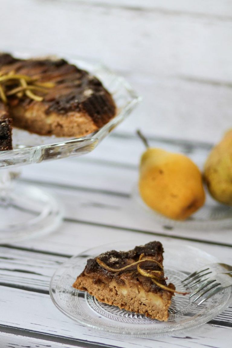 Ciasto gruszkowe z imbirem