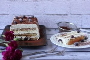 Tiramisu z borówkami