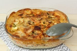 Zapiekanka z kiełbasą
