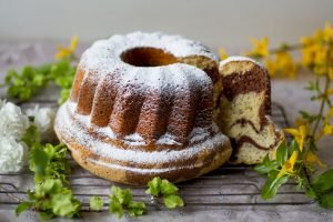 Babka marmurkowa z makiem i kakao