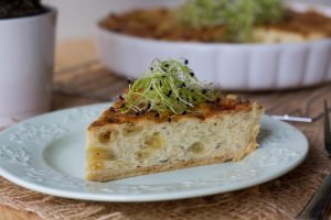 Quiche z fasolką szparagową