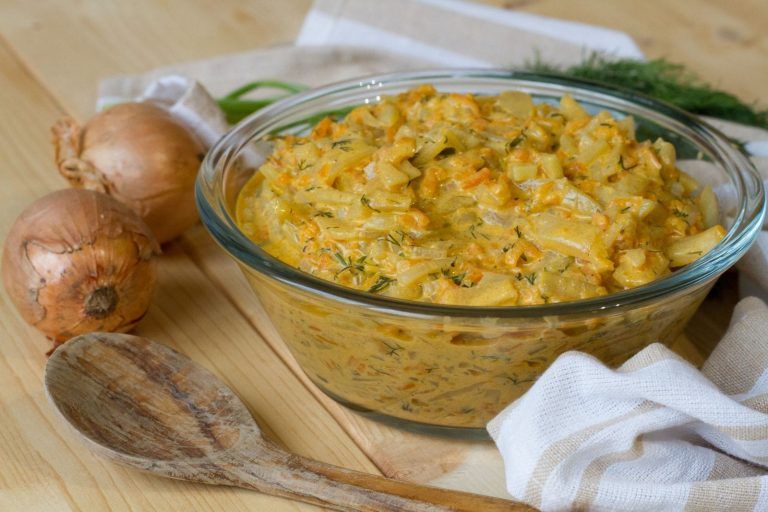 Kalarepa w śmietanie