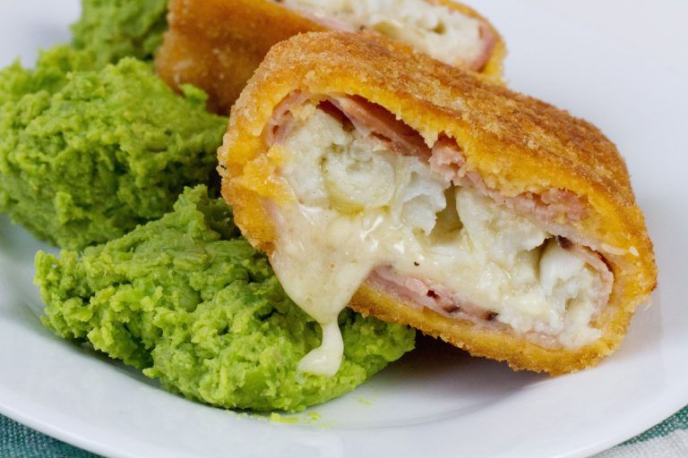 Kostka rybna w stylu cordon bleu