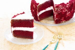 Wilgotne ciasto Red Velvet