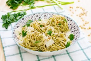 Spaghetti z dodatkiem pesto