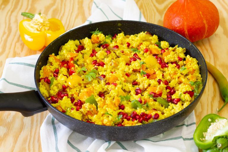 Pikantna kasza z warzywami