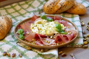 Przekąska z sera burrata