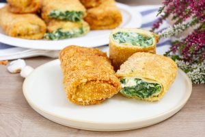 Krokiety z ricottą i szpinakiem przepis