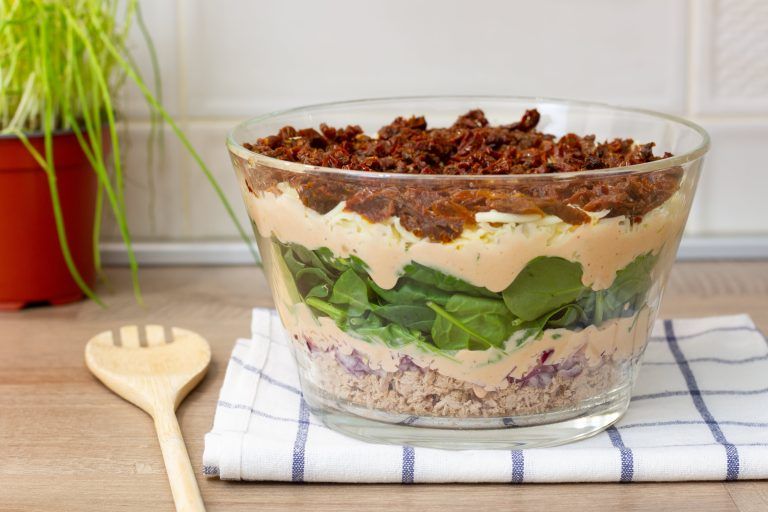 Tuńczyk pod pierzynką przepis